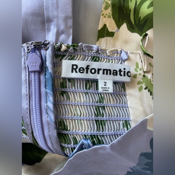 Brand new reformation Frankie Silk Dress - Picture 14 of 16